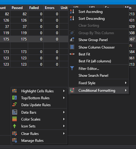 ConditionalFormatting