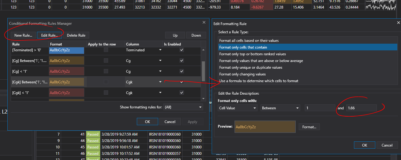 ConditionalFormatting