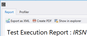 ReportViewer Toolbar